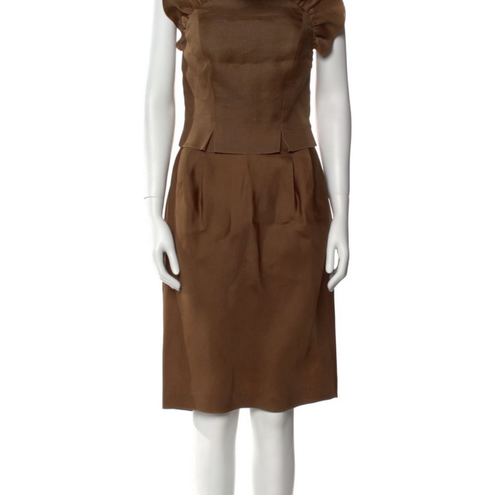 Elegant Brown Dress